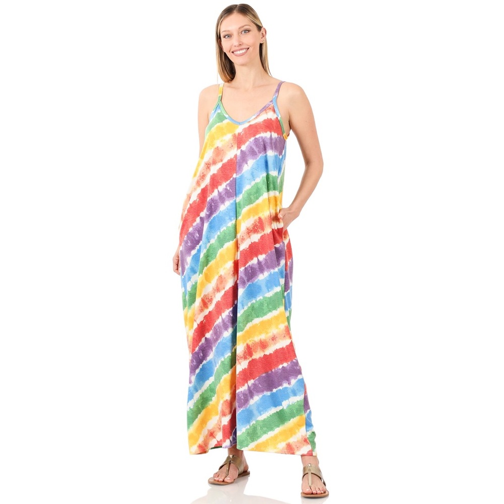 Rainbow Maxi Dress - Picture 4 of 6